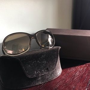 Tom Ford Jennifer TF8 sunglasses. Brown